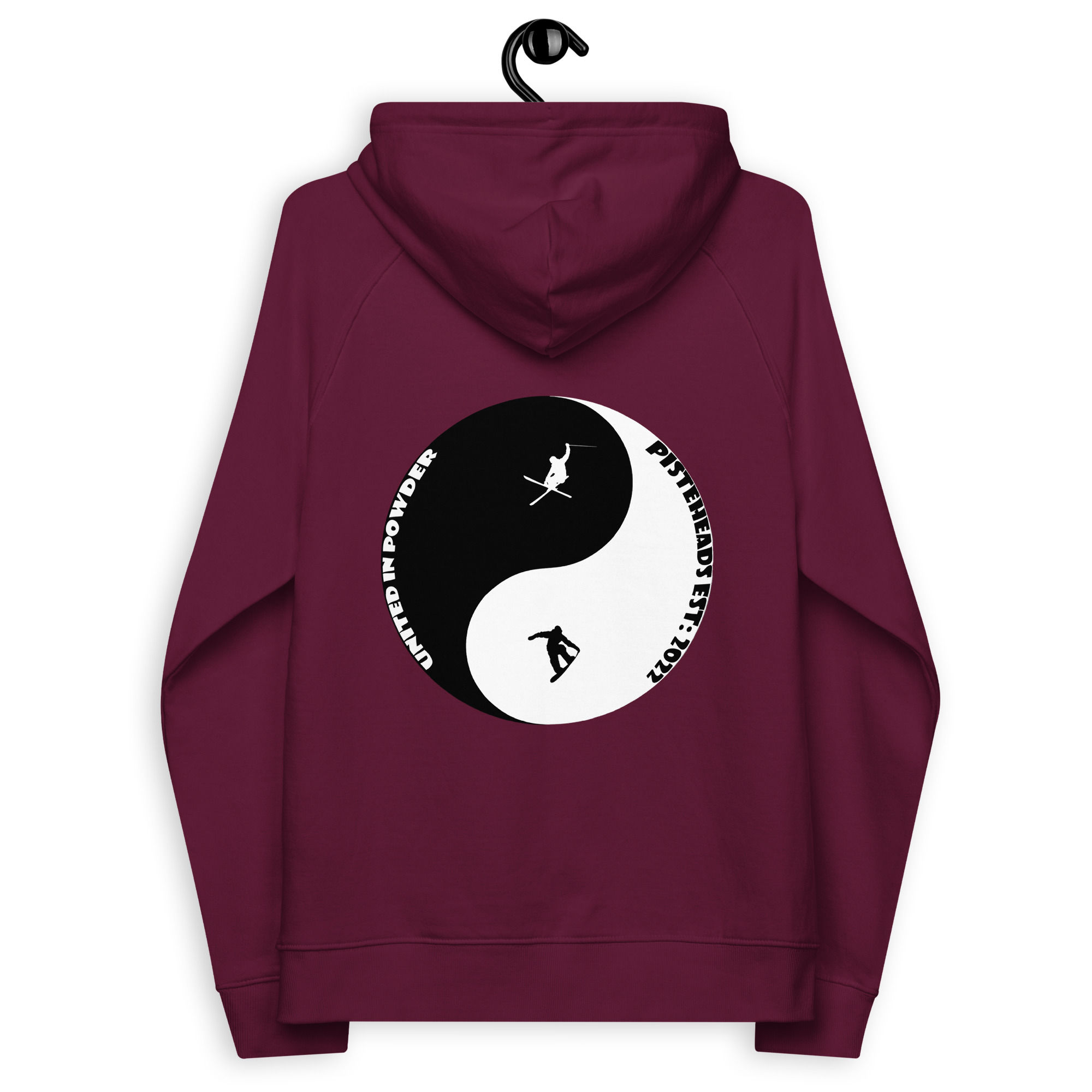 The Ying and The Yang Unisex eco Embroidered hoodie