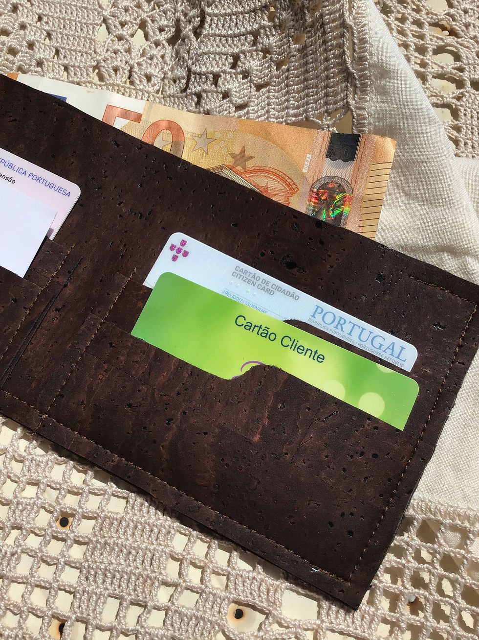 Miniatura: Porta Documentos “Cortiça Lisa” Castanho