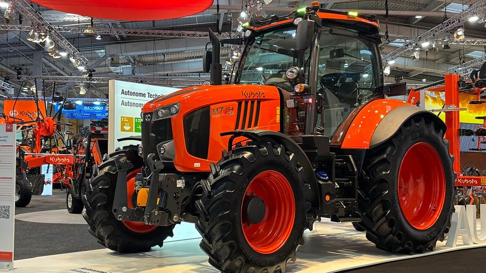Le tracteur M7 automatisé avec l'AGC autonomy Kit présenté au salon de l'Agritechnica