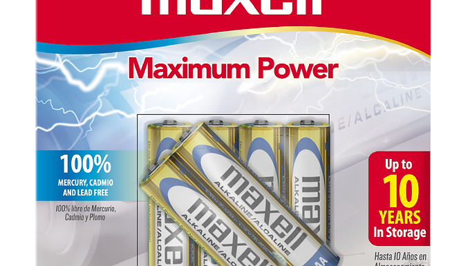 Baterias Maxell AAA 6 pack
