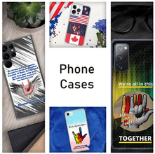 Make a statement with our selection of phone cases featuring sign language artwork by a deaf owner. Our range includes iPhone and Samsung cases, adorned with ASL graphic designs that bring together function and culture, creating practical and eye-catching ways to show your appreciation for the deaf community while keeping your phone secure.