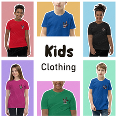 Dress your little ones in our sign language kids clothing, designed by a talented deaf artist. Each ASL artwork and graphic design celebrates the deaf community, providing unique and stylish garments for children while showcasing your support for deaf creators.