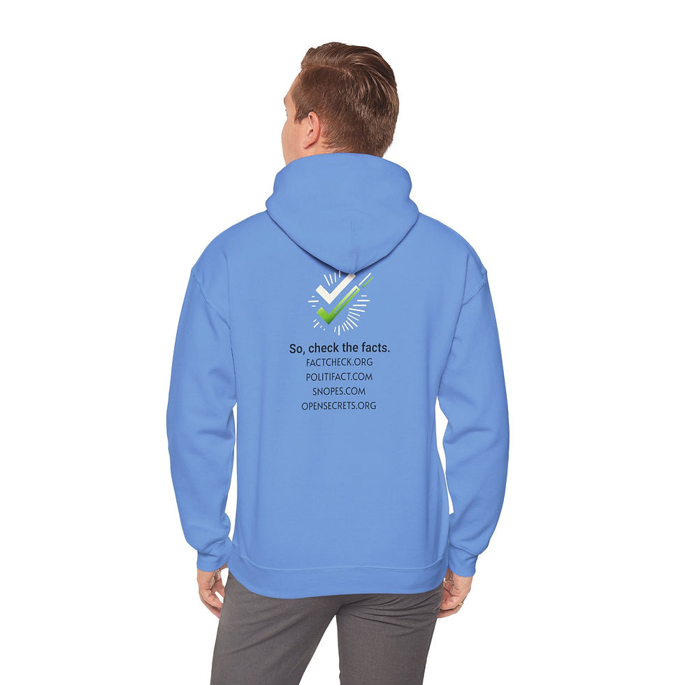 Thumbnail: Fact Check Unisex Hoodie - Stay Informed and Empowered
