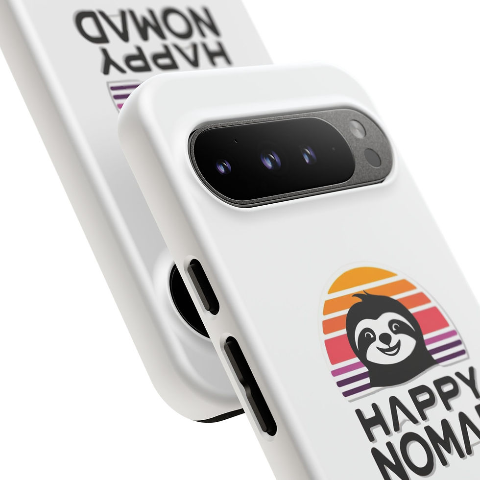 Thumbnail: Phone Case - Simple Happy Nomad Logo Tough Case, iPhone & Google Models