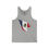 Thumbnail: Mexican-American Pride Tank Top, Unisex Jersey Tank, Summer Casual Wear