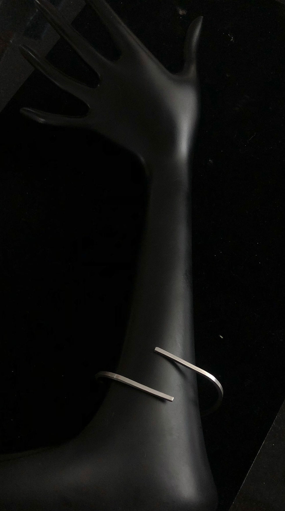 Thumbnail: Sterling Silver Square Bangle