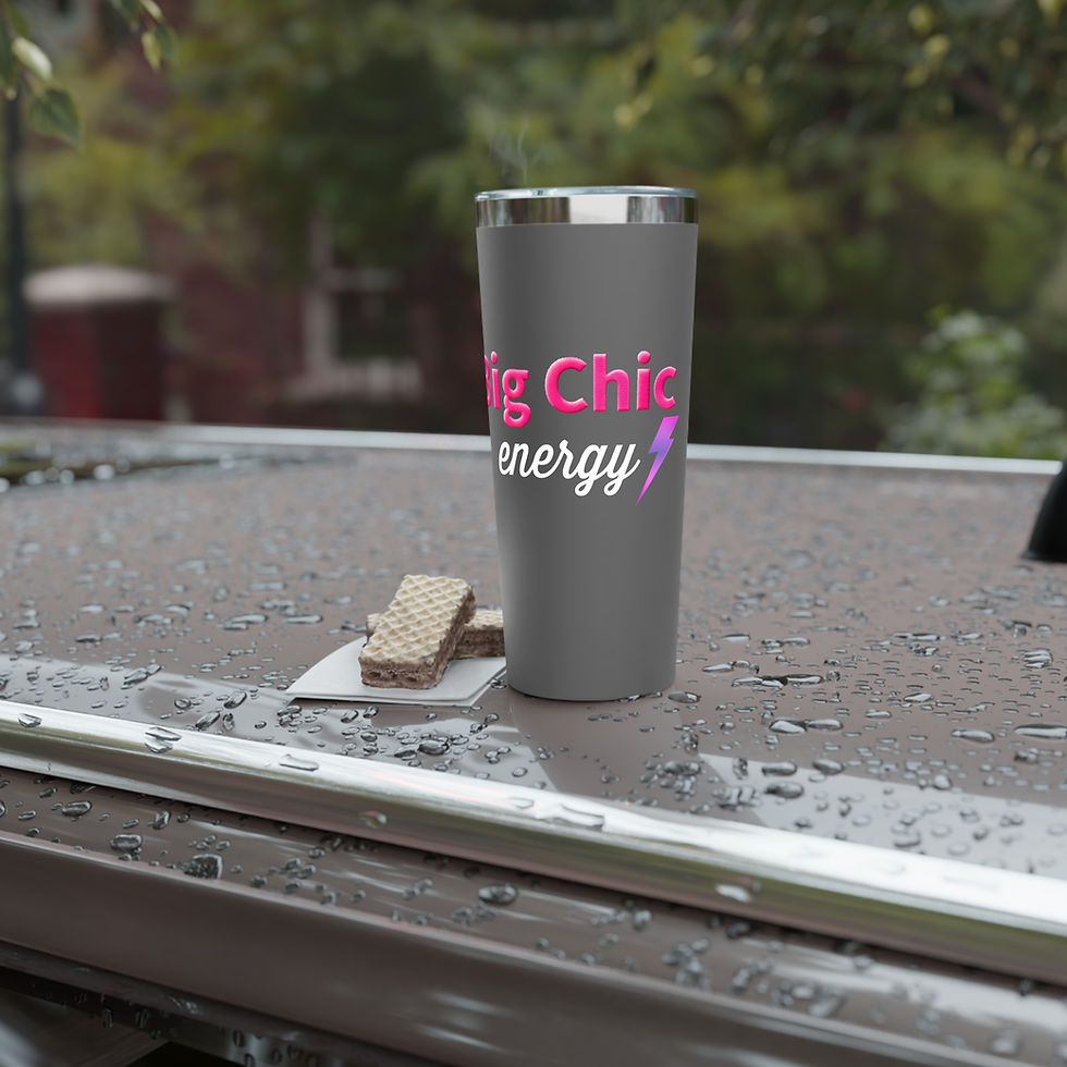 Thumbnail: Big Chic energy Pink Copper Vacuum Insulated Tumbler 22oz Select From 2 Colors