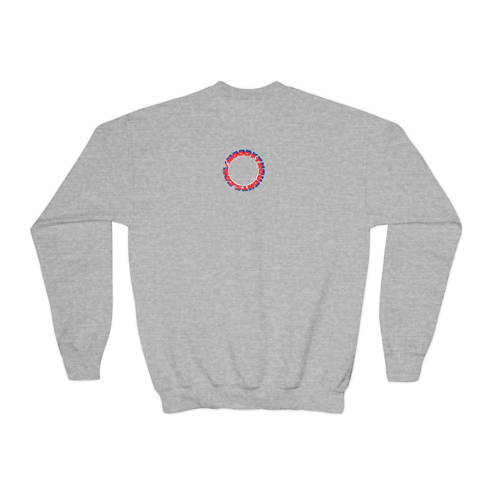 Thumbnail: Peace Youth Kid's Unisex Crewneck Sweatshirt