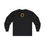 Thumbnail: Black Nana's Pumpkins Adult Unisex Long Sleeve Halloween Tee the Back has Moody Thoughts
