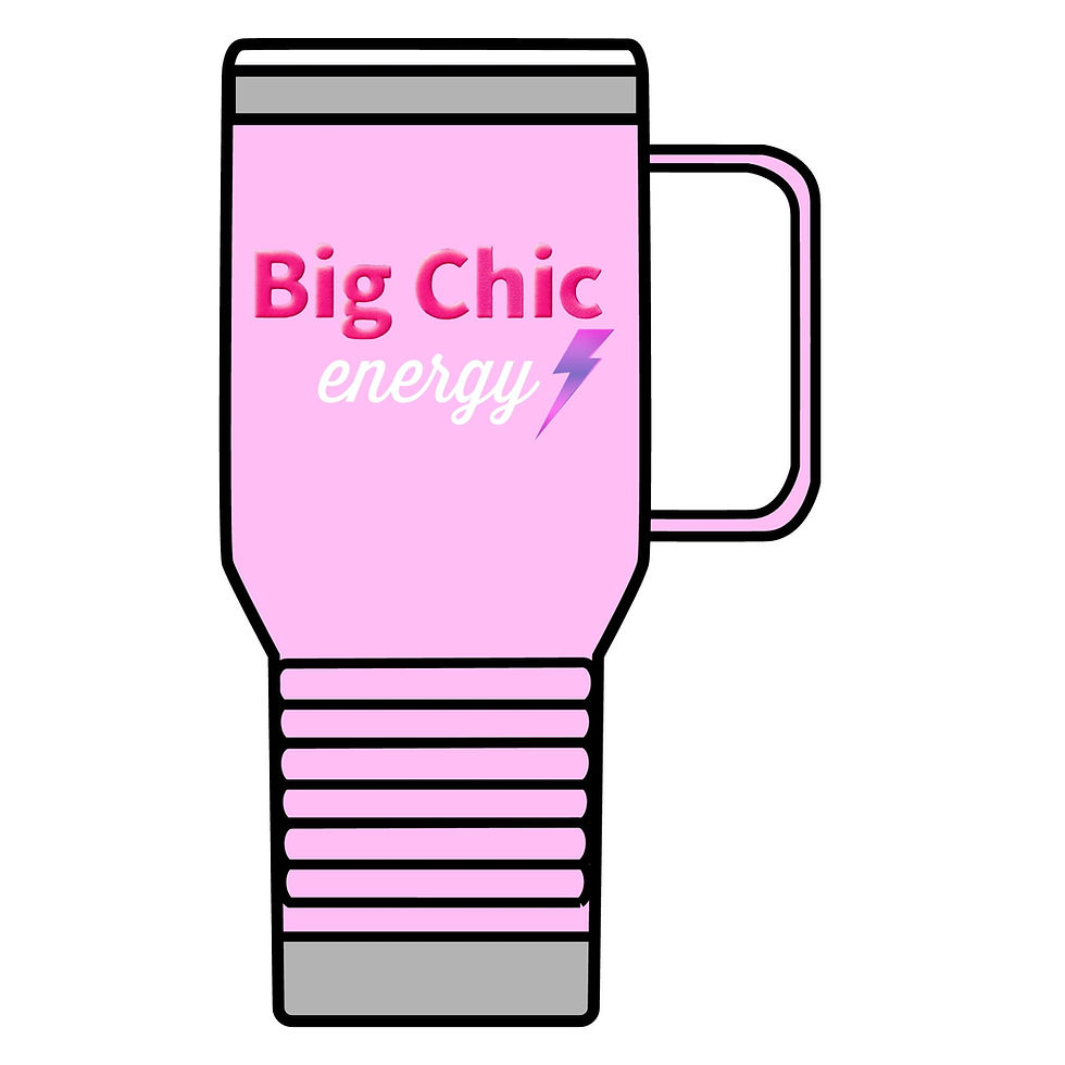 Thumbnail: Big Chic energy Pink Travel Mug 20oz Choose from Several Colors