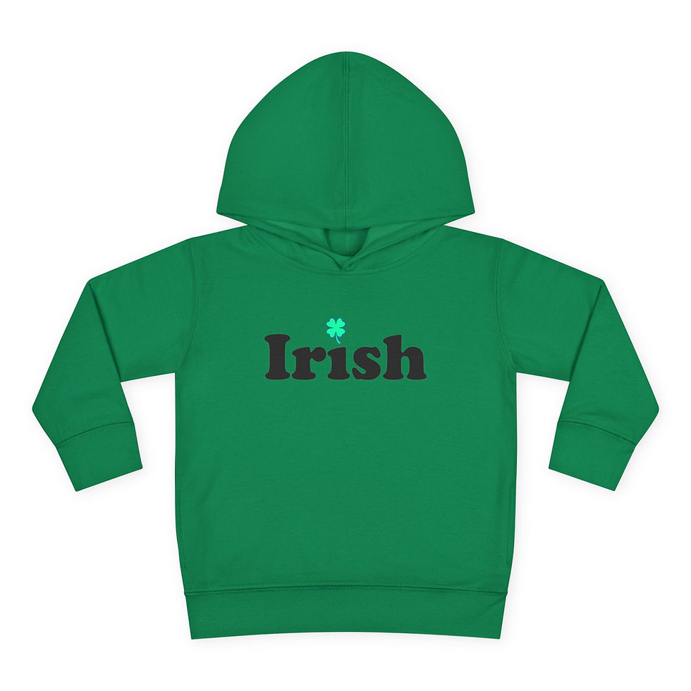 Thumbnail: Irish Shamrock Toddler Unisex Pullover Fleece Hoodie Matching Family