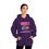 Thumbnail: Purple Ghouls Just Wanna Have Fun Adult Unisex Halloween Hooded Sweatshirt/ Hoodie Features Dancing Ghouls w/ Neon Pink Font