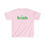 Thumbnail: Irish Shamrock with Green Letters Youth Kids Cotton Short Sleeve Shirt/ Tee