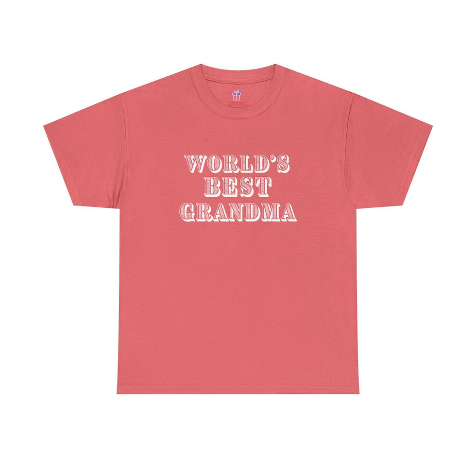 Thumbnail: World's Best Grandma White Adult Cotton Shirt/ Tee/ T-shirt
