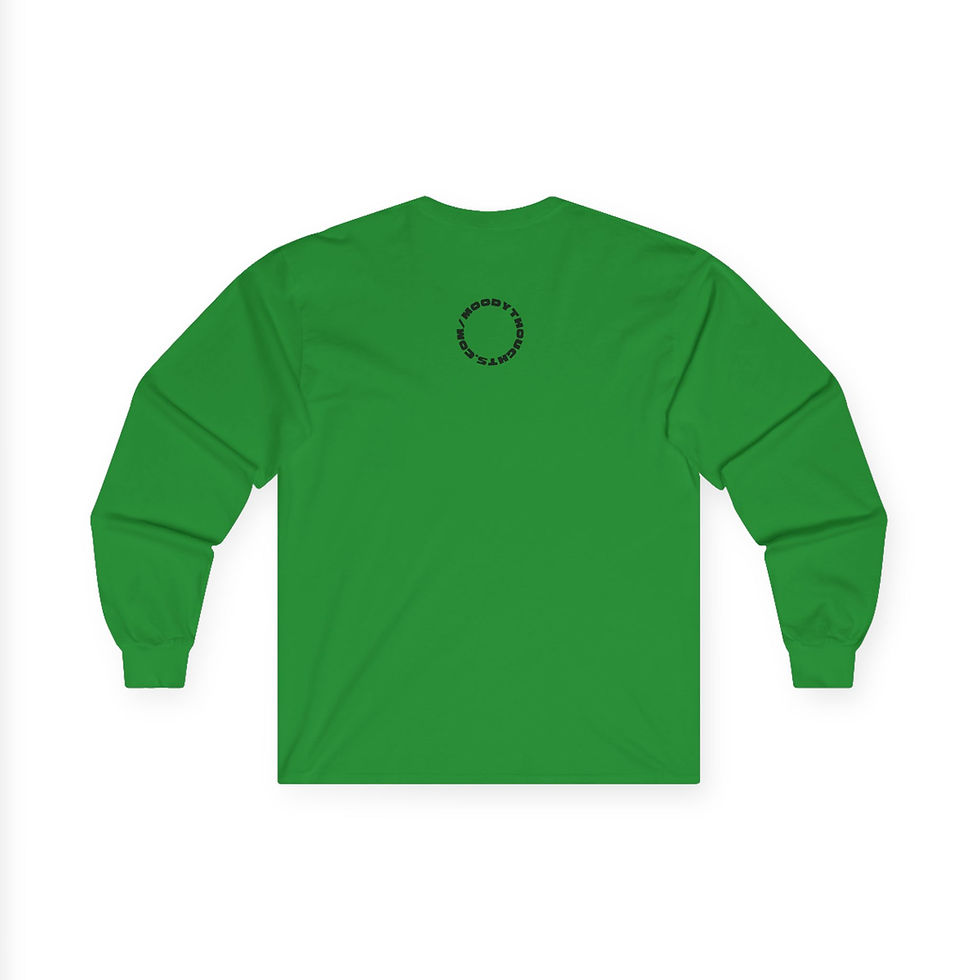 Thumbnail: Irish Shamrock Adult Unisex Cotton Long Sleeve Shirt/ Tee/ T-shirt