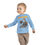 Thumbnail: Light Blue I Dig The Dead Toddler Unisex Long Sleeve Halloween Shirt/ Tee/ T-shirt Features an Excavator Digging Skeletons