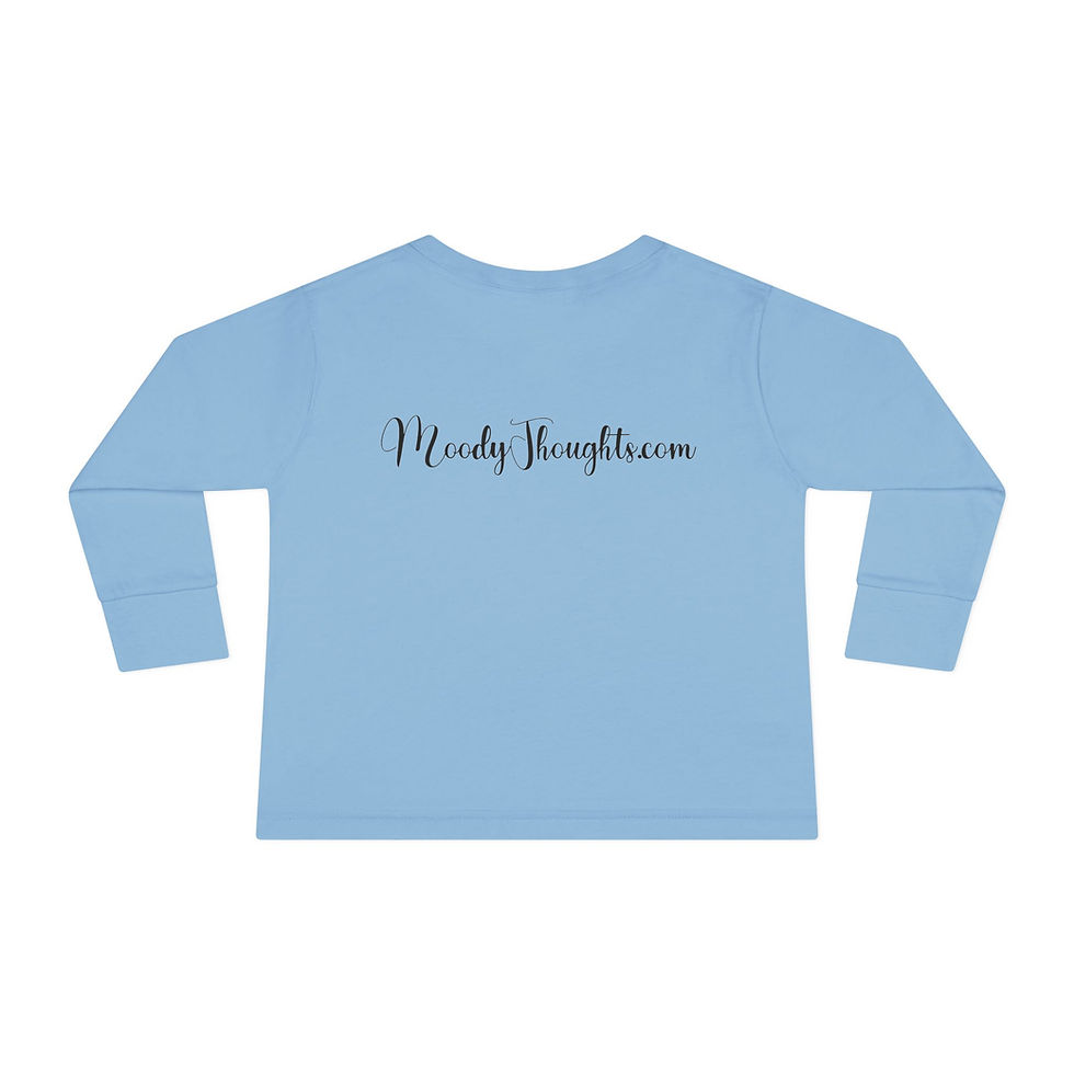 Thumbnail: Happy Valentine's Day Black Heart Toddler Long Sleeve Shirt/T-shirt Matching Fam
