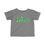 Thumbnail: Granite Heather Irish Shamrock Infant Baby Cotton Short Sleeve Shirt/ Tee Green Letters with Green Shamrock that Pop