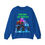 Thumbnail: Tough Boys Like Tough Toys Monster Truck with Elf Adult Christmas Sweatshirt