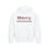 Thumbnail: Merry Christmas with Candy Cane Design Youth Kids Unisex Christmas Hoodie 