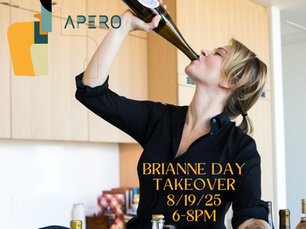 Brianne Day in Chicago, August 2025. Three winemaker events from North Center to the Loop