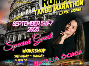 ROMA TANGO MARATHON september 5-6-7
