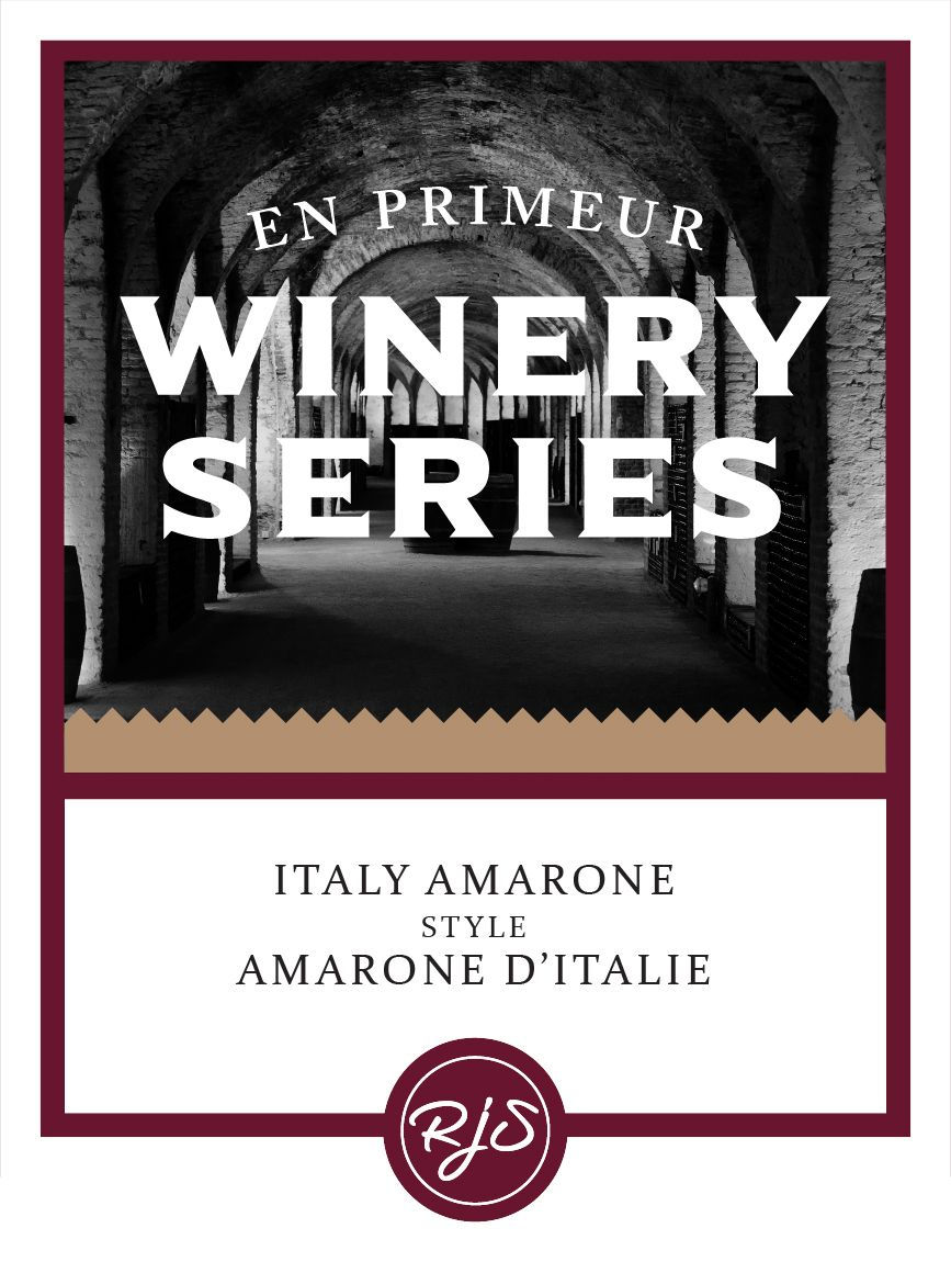 En Primeur Winery Series Italy Amarone wine kit label