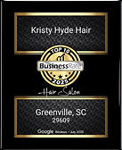 Kristy Hyde Hair top 10 salon in 29609 2025