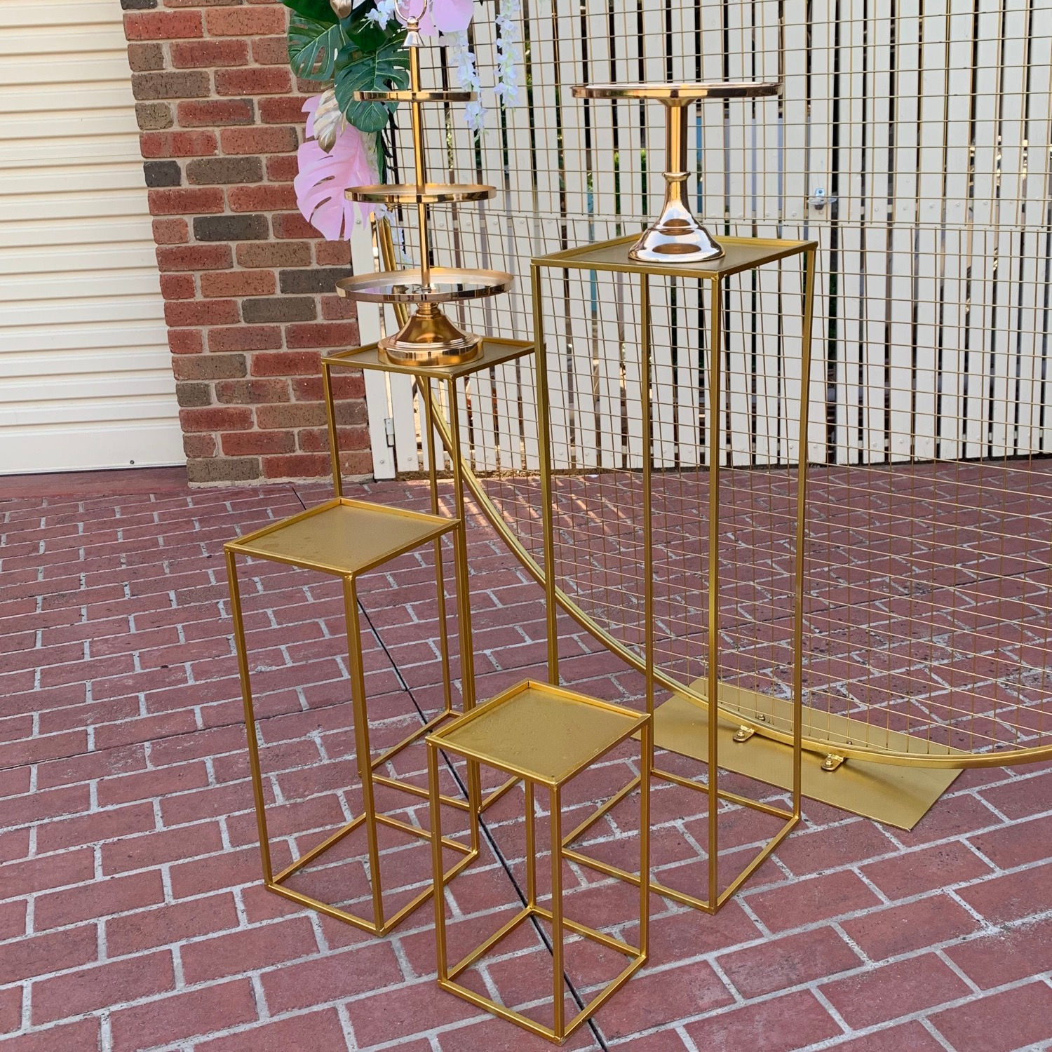 Gold Stands - Set of 4