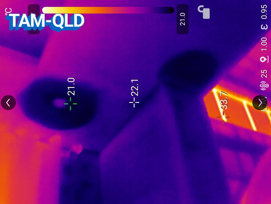 Under thermal camera you can find the true source of the leaks