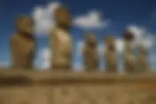 Os gigantes Moais - Os habitantes do umbigo do mundo