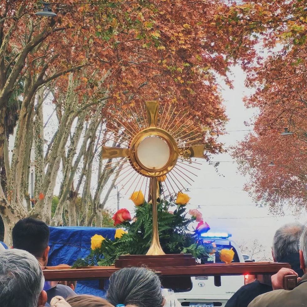 La comunidad de Colonia celebró la Solemnidad de Corpus Christi