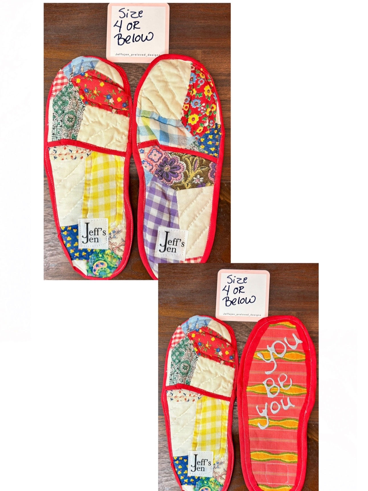 Travel slipper Size 4