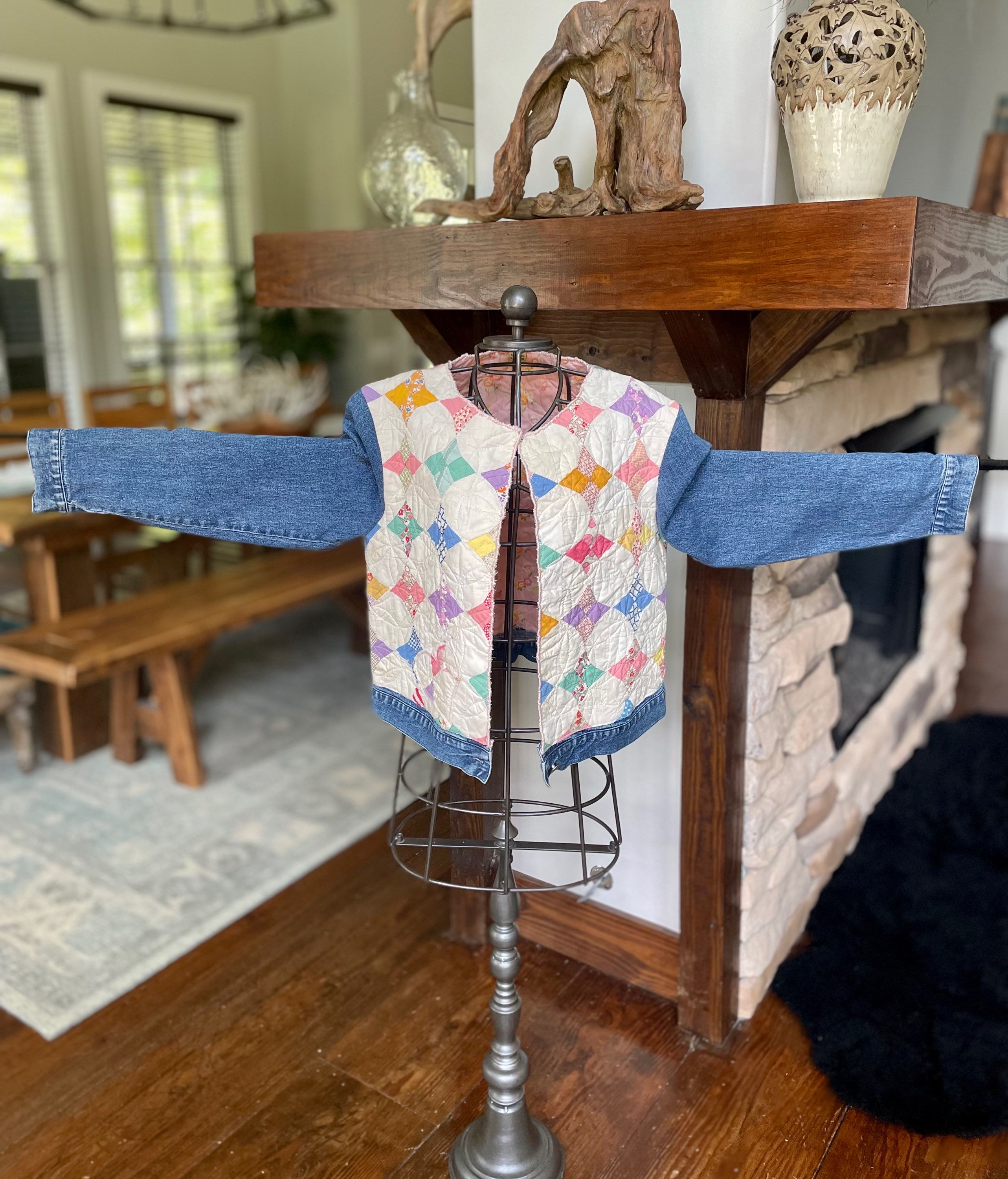 Blue Jean Jacket with a Twist