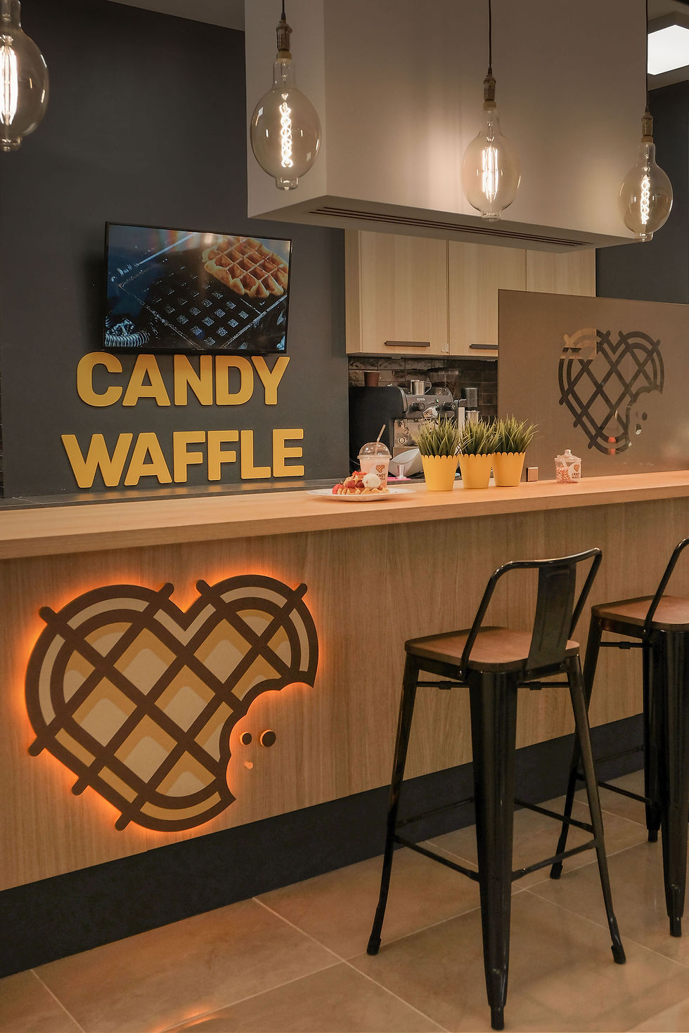 Корнер Candy waffle