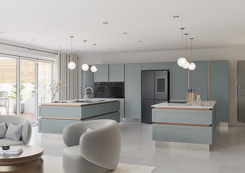 Bespoke fitted kitchen in Cornwall – customer installation by Retallack Kitchens