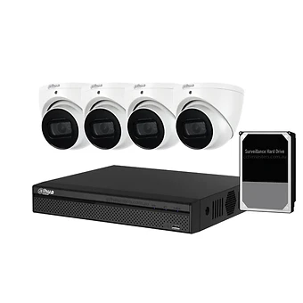 Camera System - 4 cameras - Single storey house.