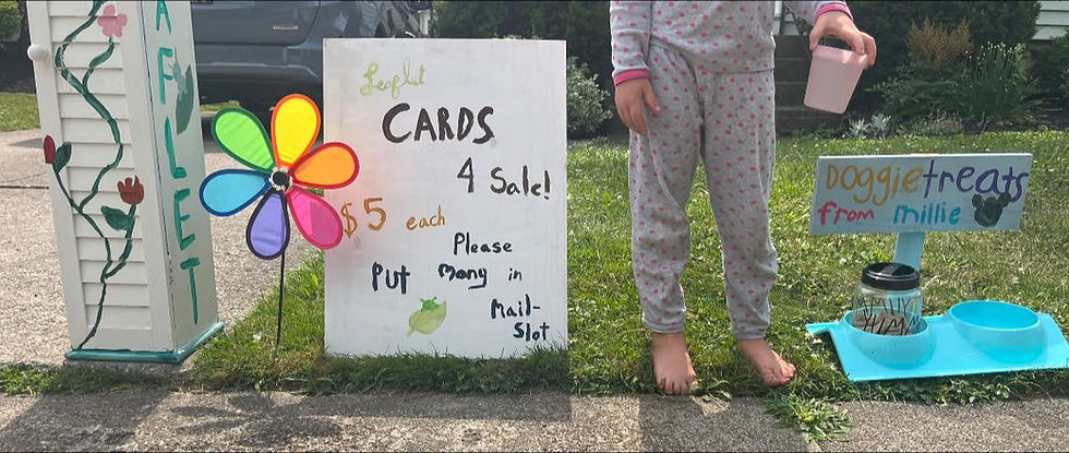 "Little Hands Making Moments Big": Young Entrepreneurs Craft Cards for Charity and Dreams on North Avenue