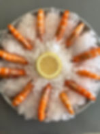 12 crevettes moyennes