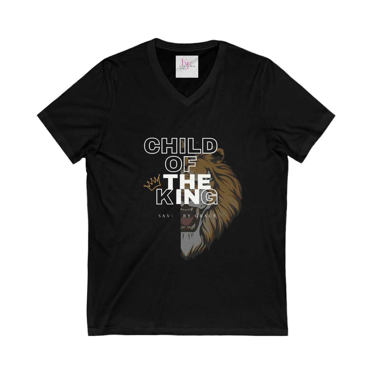 Unisex Jersey Short Sleeve V-Neck Tee