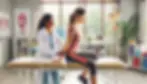 DALL·E 2025-01-29 11.48.04 - A modern physiotherapy clinic in India featuring a female Ind
