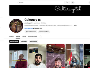 ¡Nuevo canal en YouTube!