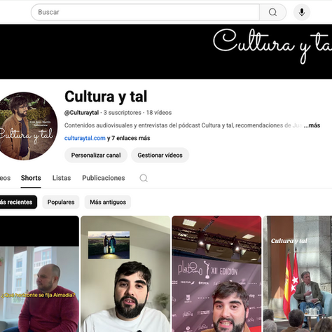 ¡Nuevo canal en YouTube!