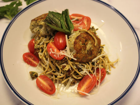 Chicken Pesto Meatballs