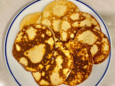 Banana Cottage Cheese Pancakes