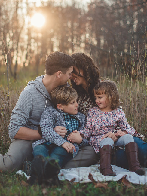 Happy Family Outdoors