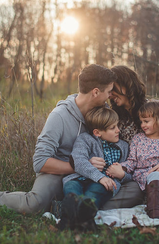 Family enjoying a peaceful moment, illustrating connection and support.