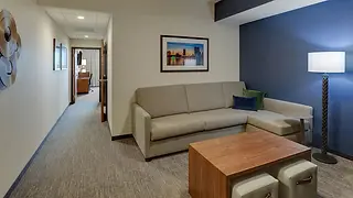 lounge area of Drury Plaza Hotel Orlando Disney Springs Area 