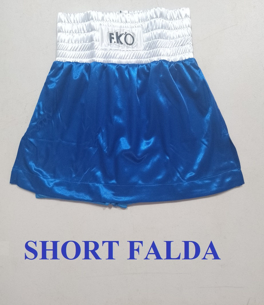 FALDA SHORT AZUL OFICIAL