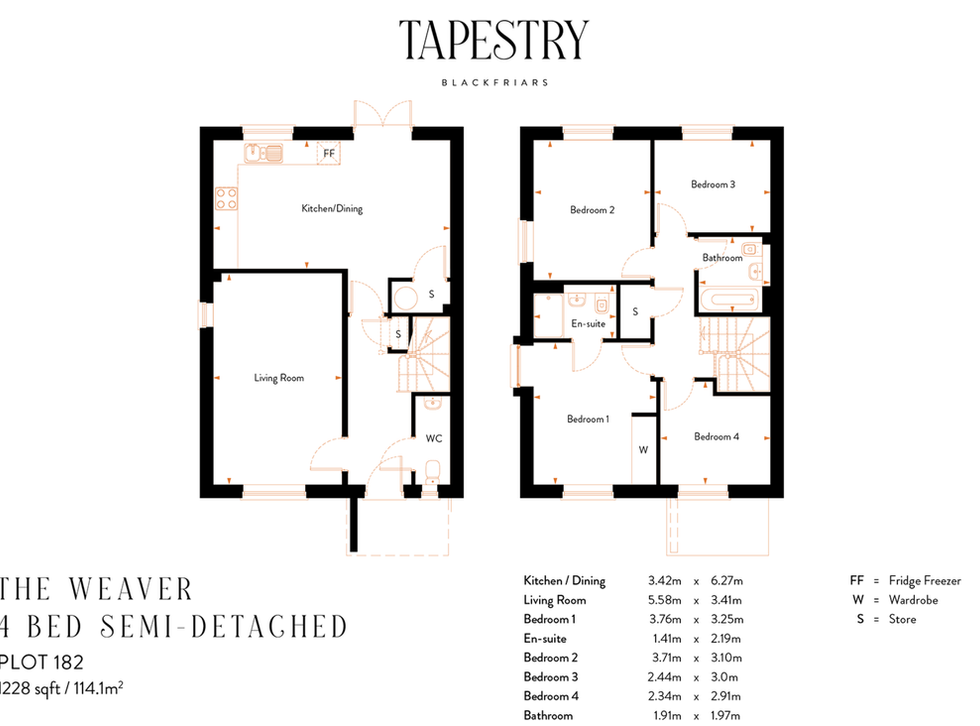 Floor plan layout.